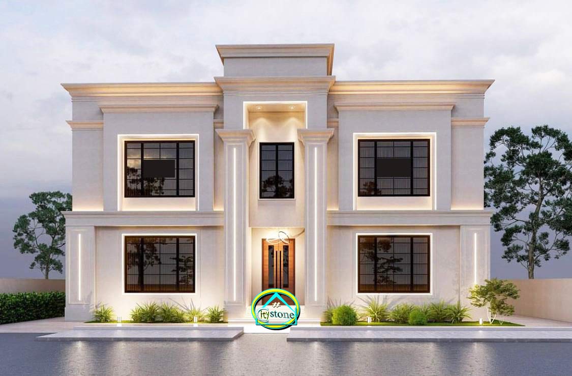 تصاميم واجهات منازل مودرن 2026